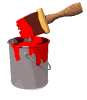 GIF animado (62518) Lata pintura roja