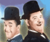 GIF animado (66535) Laurel hardy cejas