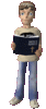 GIF animado (73654) Leer biblia