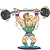 GIF animado (64362) Levantador pesas circo