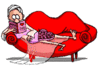 GIF animado (63791) Leyendo sofa
