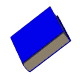 GIF animado (64814) Libro azul rotando