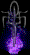 GIF animado (66150) Llama lila