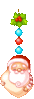 GIF animado (60676) Llavero papa noel
