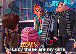 GIF animado (67845) Lucy hijas gru