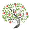 GIF animado (73270) Manzanas cayendo nino