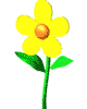 GIF animado (73051) Margarita amarilla