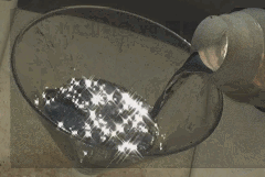 Imagen GIF de Mercurio liquido animado