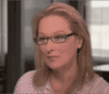 GIF animado (67405) Meryl streep riendo