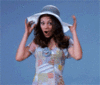 GIF animado (67427) Mila kunis sombrero