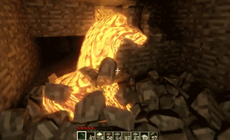 GIF animado (66203) Minecraft lava