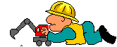 GIF animado (72272) Minero jugando a excavar