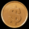 GIF animado (62393) Moneda dolar negro