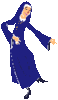 GIF animado (73574) Monja bailando