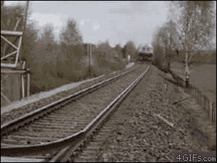 GIF animado (64444) Montana rusa para trenes