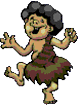 GIF animado (70830) Mujer cavernicola bailando