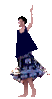 GIF animado (70757) Mujer girando