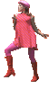 GIF animado (70760) Mujer rosa bailando
