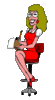 GIF animado (72597) Mujer secretaria