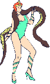 GIF animado (64369) Mujer serpiente