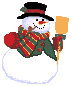 GIF animado (60314) Muneco nieve bonito
