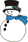 GIF animado (60319) Muneco nieve bufanda