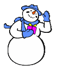 GIF animado (60320) Muneco nieve cantando