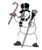 GIF animado (60421) Muneco nieve caramelo