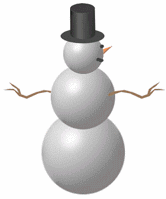 GIF animado (60383) Muneco nieve d culo