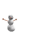 GIF animado (60389) Muneco nieve d saltando