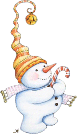 GIF animado (60424) Muneco nieve duende