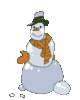 GIF animado (60332) Muneco nieve escarcha