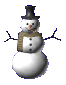 GIF animado (60399) Muneco nieve girando