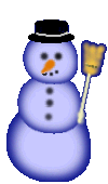 GIF animado (60340) Muneco nieve guinando