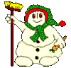 GIF animado (60341) Muneco nieve infantil