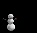 GIF animado (60402) Muneco nieve loco