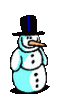 GIF animado (60351) Muneco nieve saltando