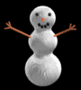 GIF animado (60408) Muneco nieve sin nariz