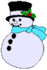GIF animado (60356) Muneco nieve sonriendo
