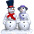 GIF animado (60365) Munecos nieve novios