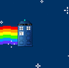 GIF animado (74152) Nave tardis para el tiempo y el espacio