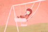 GIF animado (64122) Nina columpio