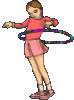 GIF animado (64191) Nina hula hoop