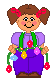 GIF animado (60488) Nina navidad