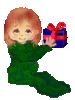 GIF animado (60490) Nina navidad
