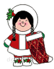 GIF animado (60497) Nina navidad