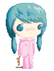 GIF animado (65702) Nina pijama