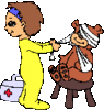 GIF animado (72734) Nina veterinaria