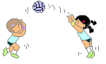 GIF animado (71006) Ninas jugando voleibol