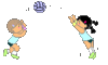 GIF animado (71006) Ninas jugando voleibol